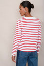 Lottie Top - Ivory/Red