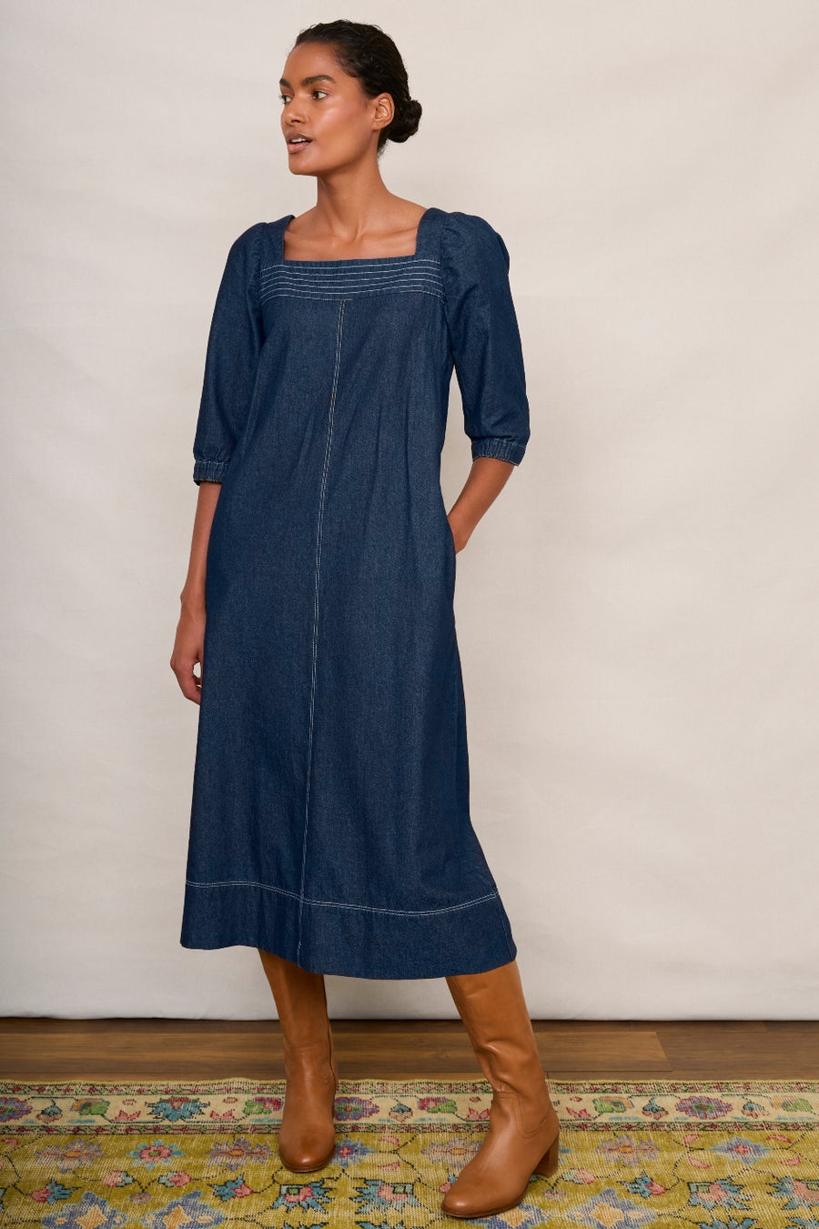 Lucy Dress - Denim