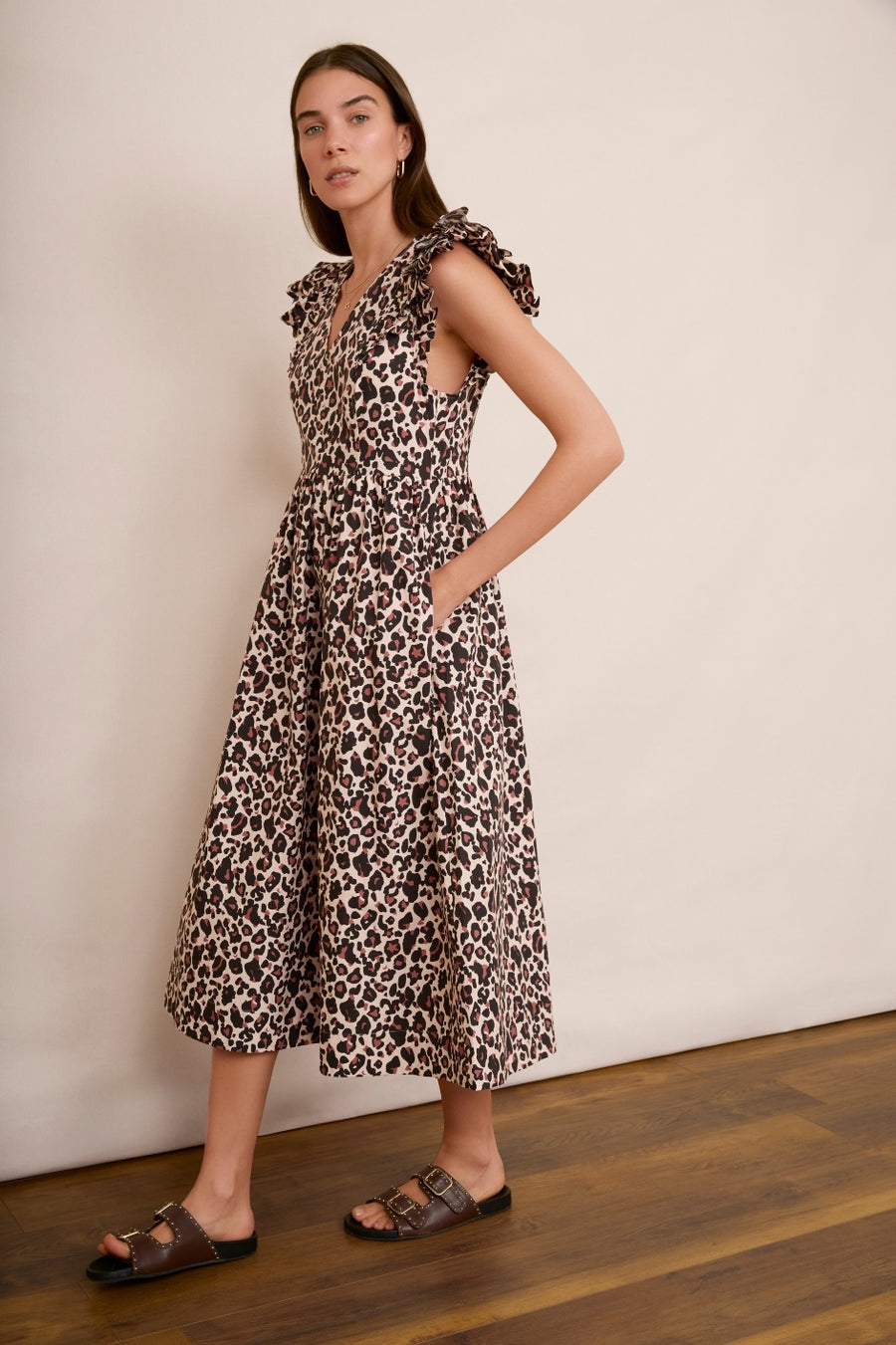 Luna Dress - Leopard