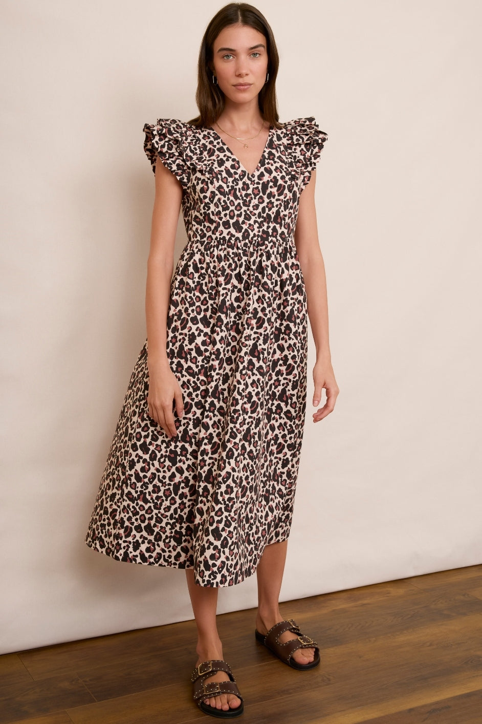 Luna Dress - Leopard