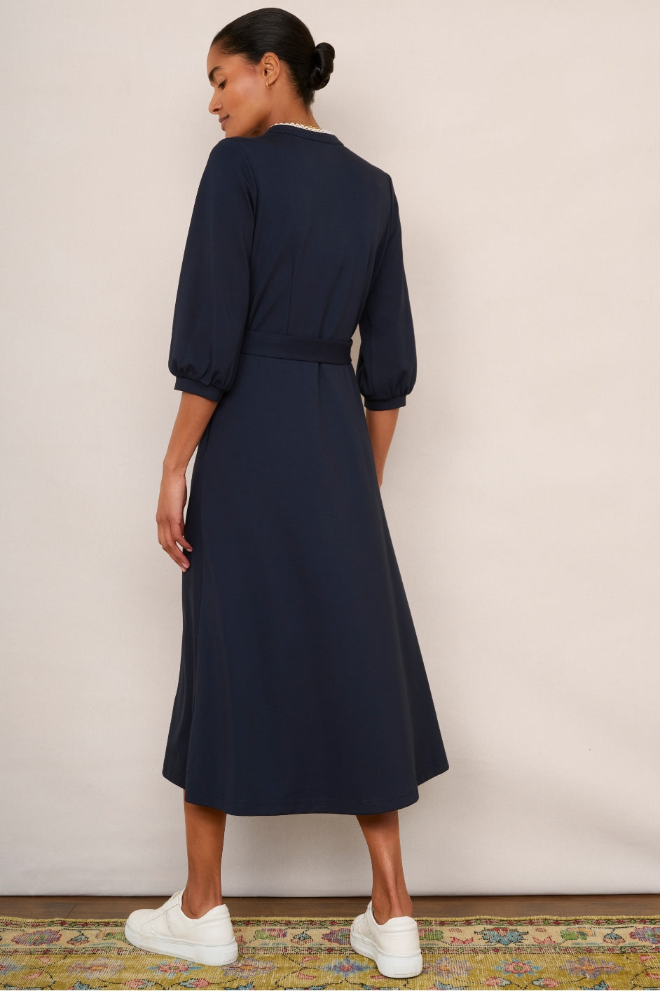 Lzuza Ponte Dress - Midnight