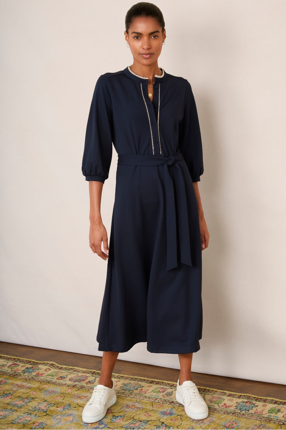 Lzuza Ponte Dress - Midnight