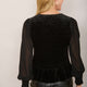 Macey Velvet Top - Black