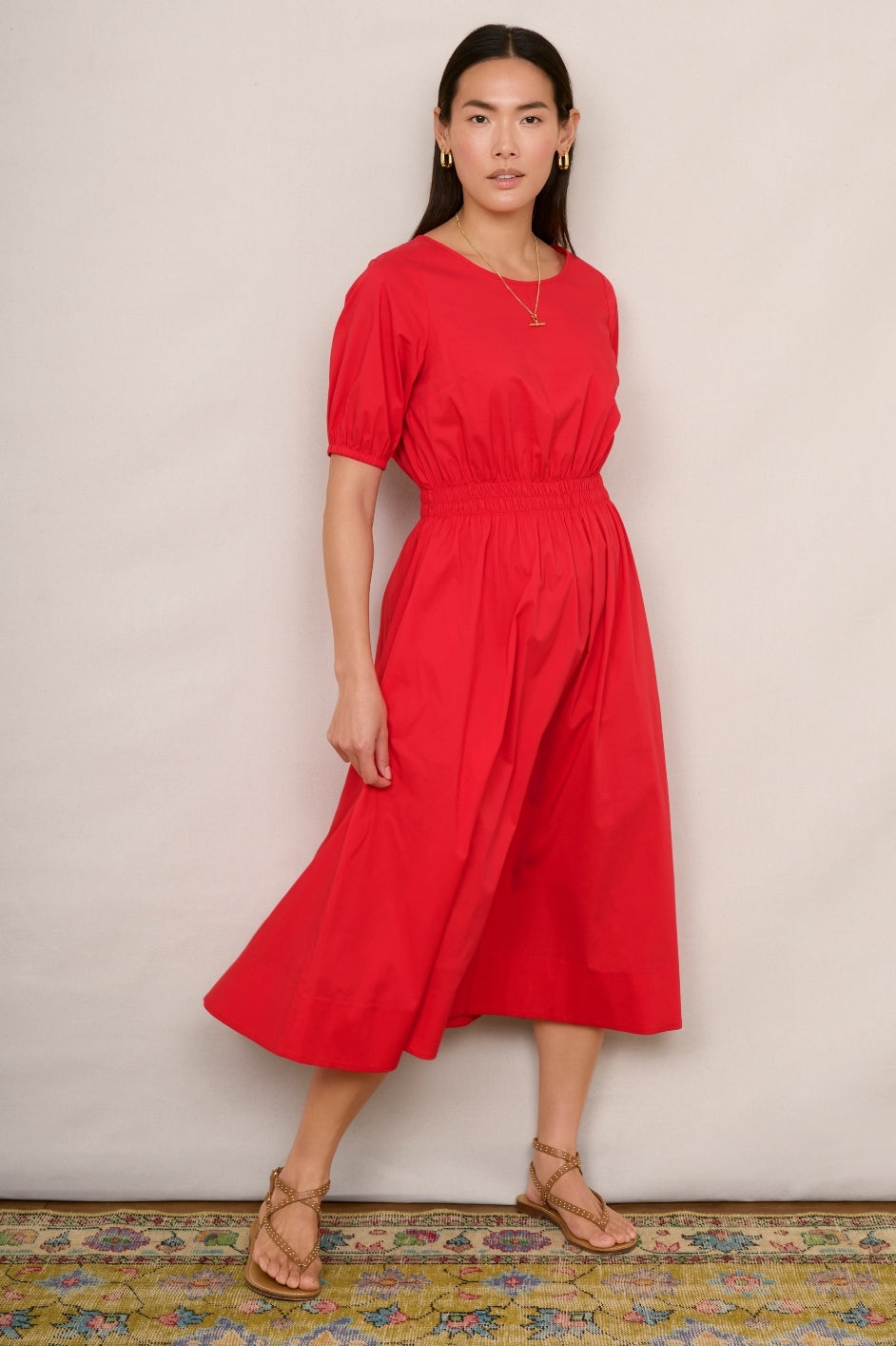 Madeleine Dress - Red