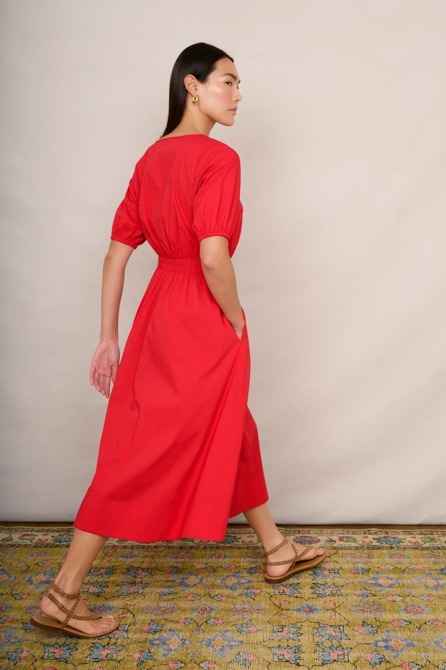 Madeleine Dress - Red