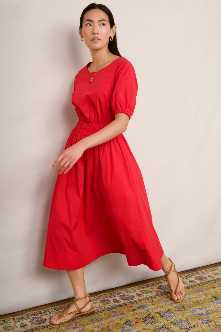 Madeleine Dress - Red