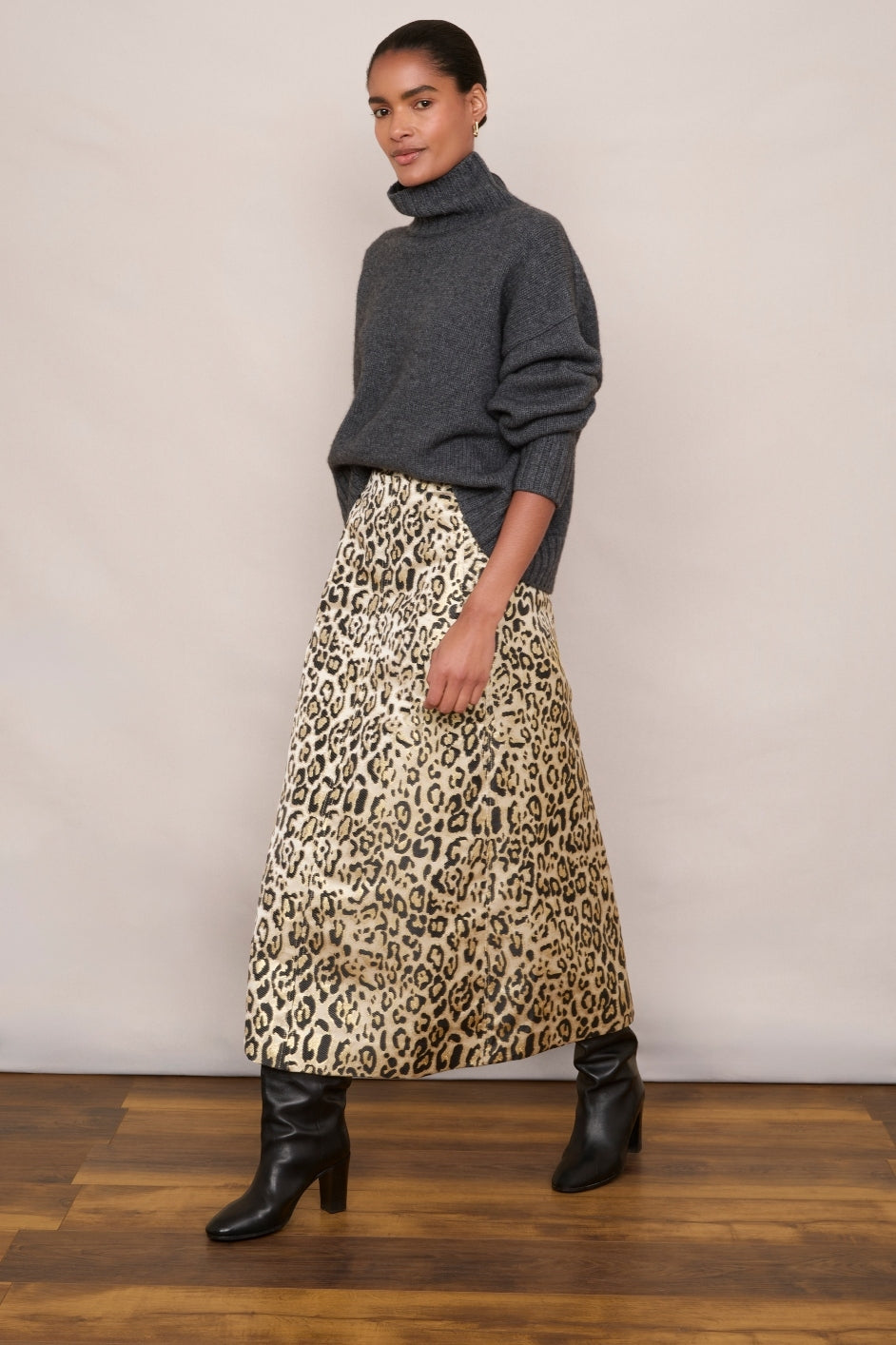 Madeline Skirt - Leopard