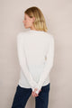 Marnie Long Sleeved Jersey Top - Ivory