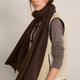 Mathilde Cashmere Scarf - Cocoa