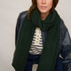 Mathilde Cashmere Scarf - Forest Green