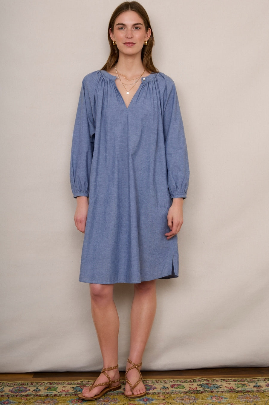 Maurelle Dress - Chambray