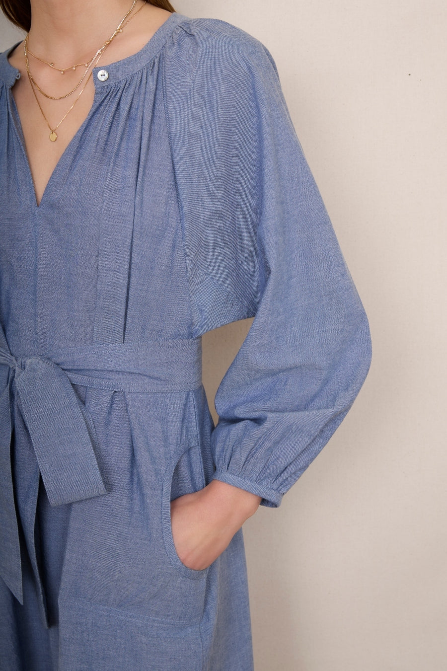 Maurelle Dress - Chambray