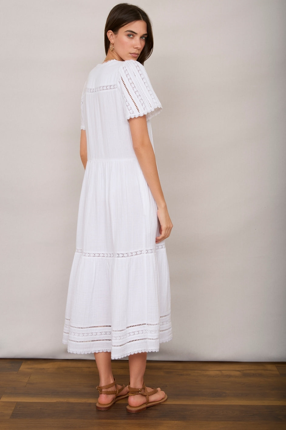 Melissa Dress - White