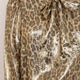 Merryn Silk Lame Blouse - Leopard