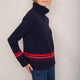 Milly Funnel Neck Jumper - Midnight Colourblock