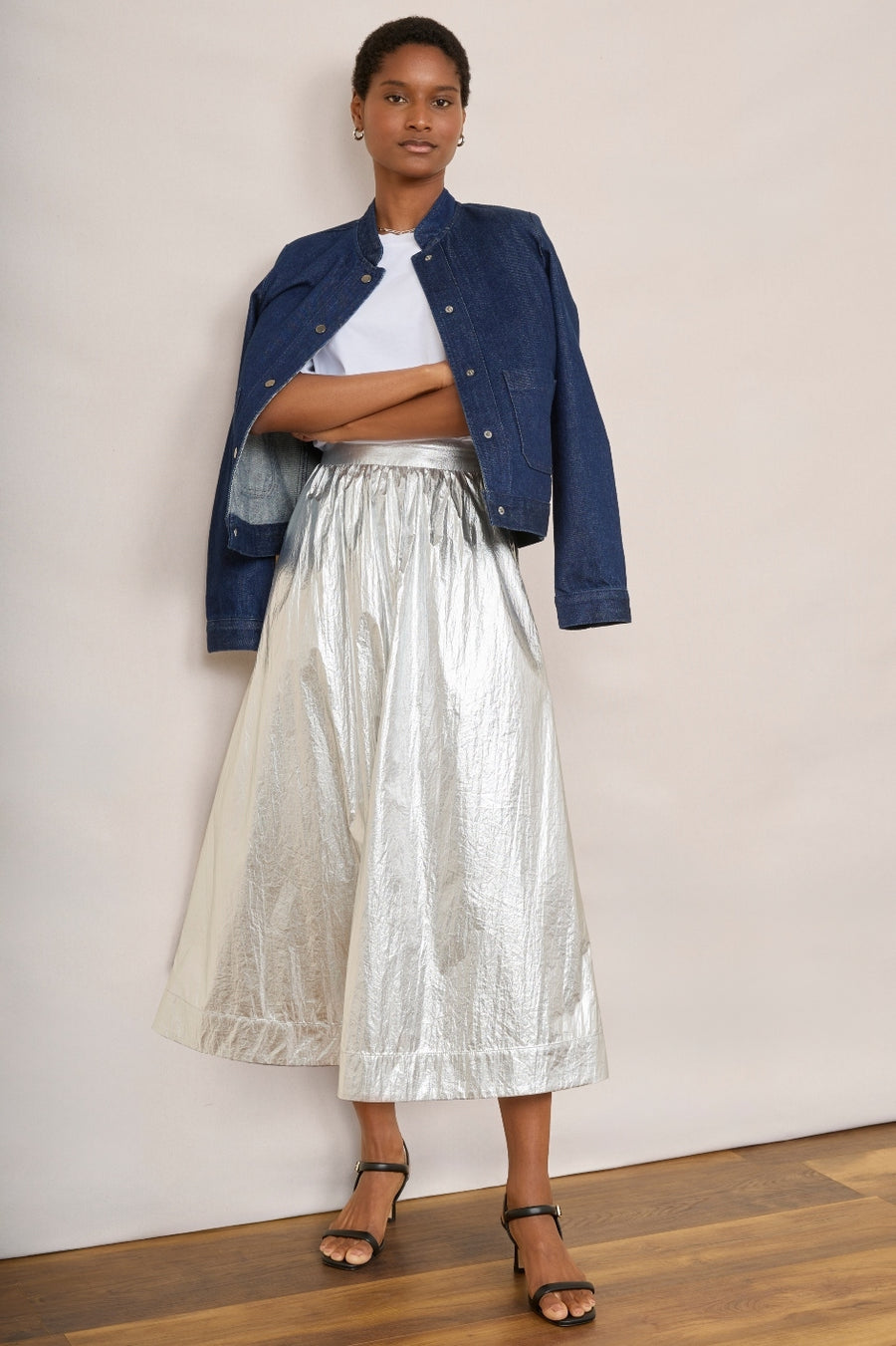 Mollie Skirt - Silver