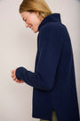 Nadia Funnel Neck Jumper - Midnight