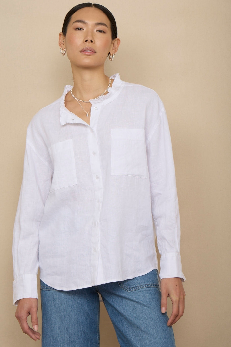 Odile Linen Shirt - White