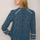 Parker Blouse - Blue Spot