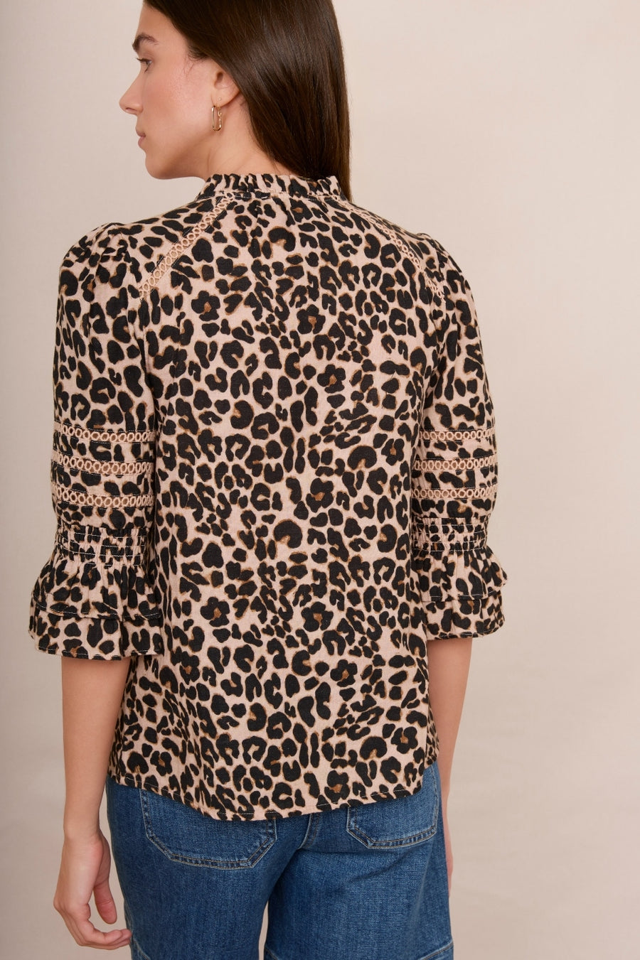 Parker Blouse - Leopard