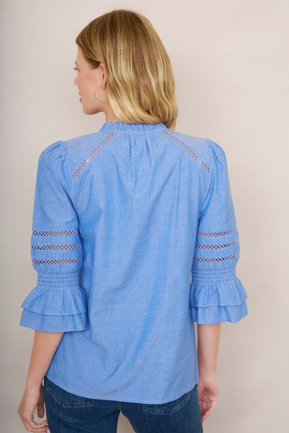 Parker Chambray Blouse - Chambray