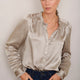 Parker Silk Blouse - Champagne