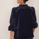 Parker Velour Blouse  - Midnight