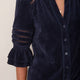 Parker Velour Blouse  - Midnight