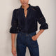 Parker Velour Blouse  - Midnight