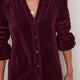 Parker Velour Blouse  - Plum