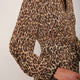 Posey Plisse Dress - Leopard