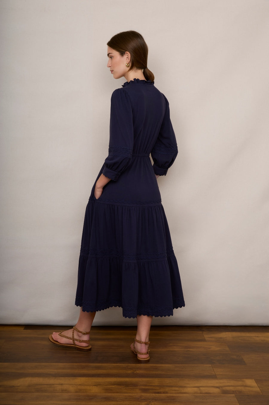 Primrose Jersey Dress - Midnight