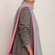 Rae Scarf - Grey Marl Colourblock