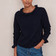 Renee Cashmere Ruffle Neck Jumper - Midnight Sparkle