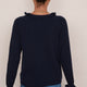 Renee Cashmere Ruffle Neck Jumper - Midnight Sparkle