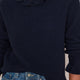 Renee Cashmere Ruffle Neck Jumper - Midnight Sparkle