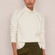 Charlotte Pointelle Cashmere Jumper - Ivory Sparkle