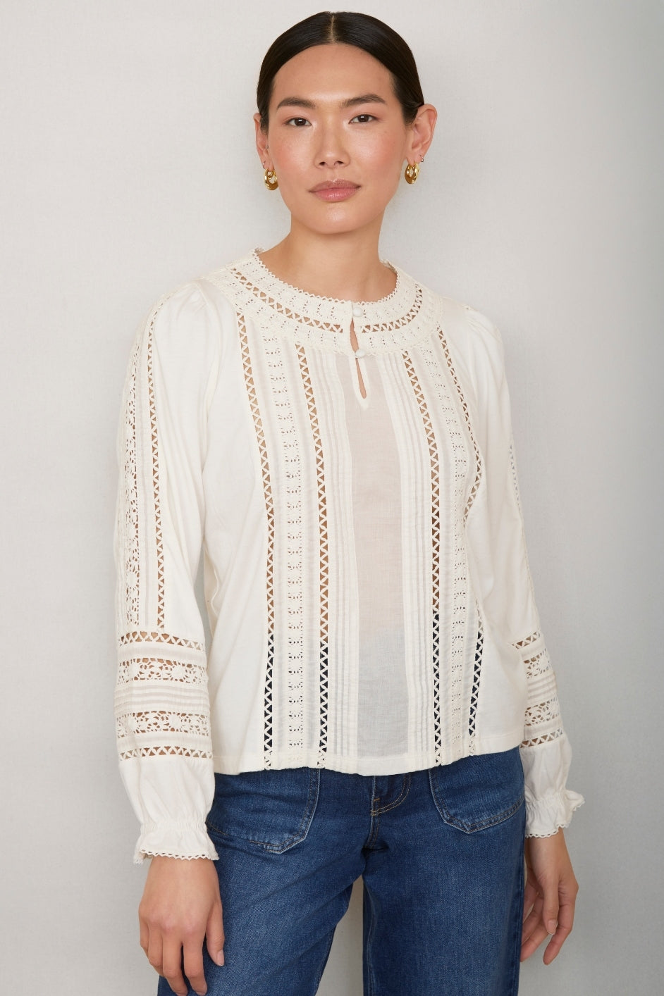 Roseanne Top - Ivory