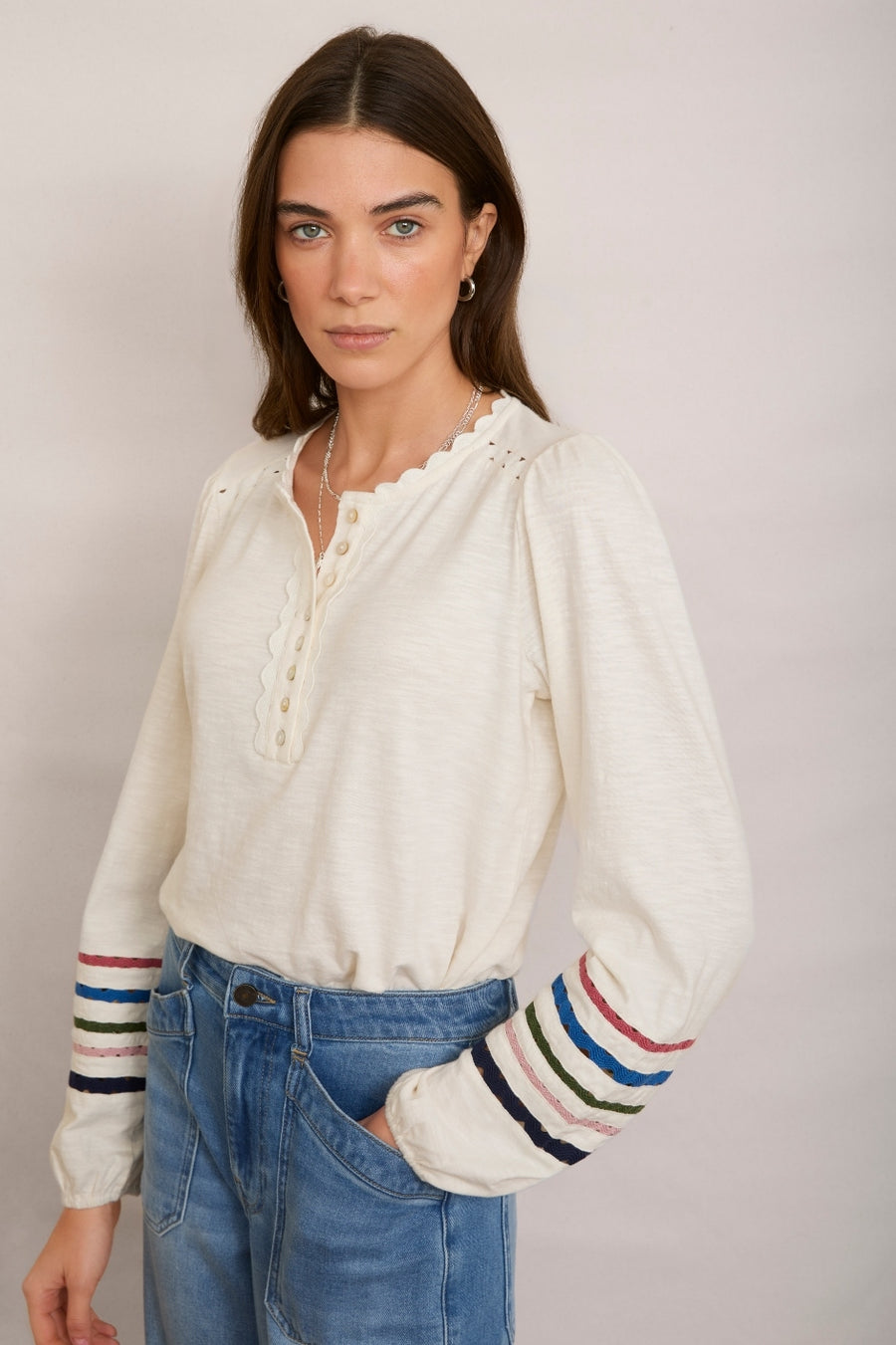 Rosia Top - Ivory