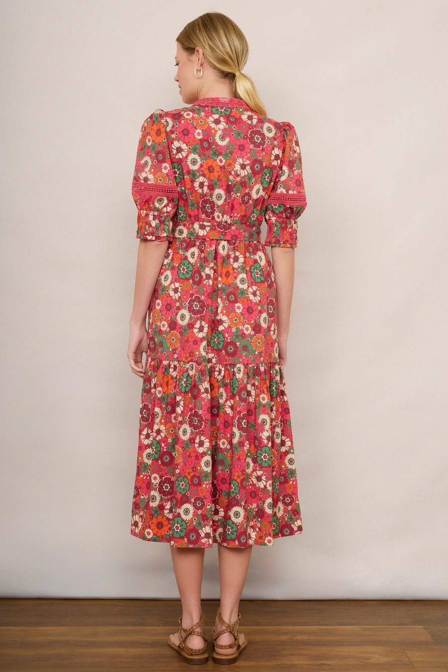 Rowan Dress - Pink Floral