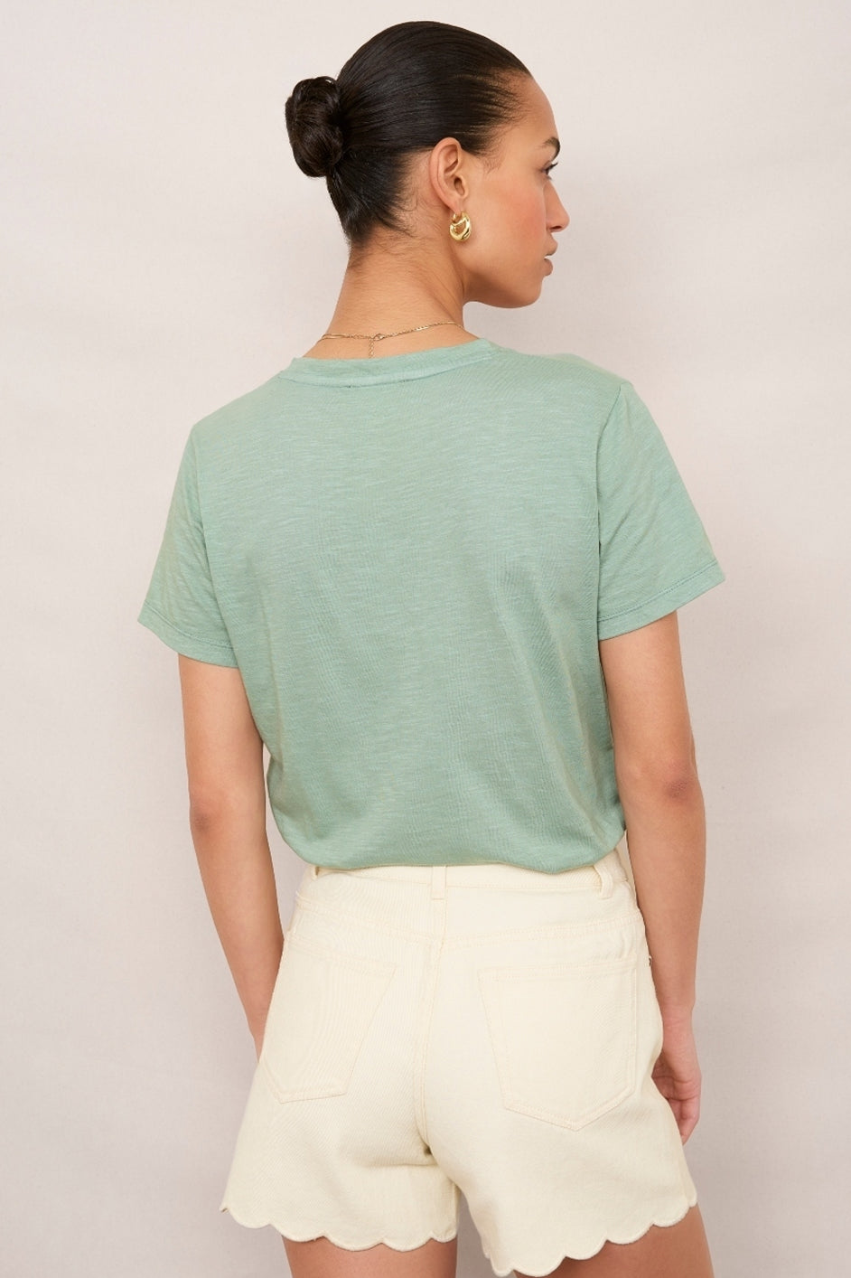 Tiana Tee Shirt - Sage Green