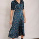 Saoirse Silk Dress - Midnight Floral