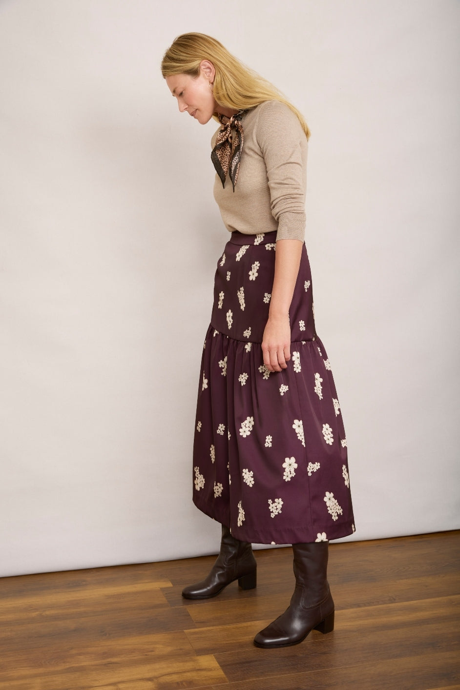 Sasha Skirt - Deep Plum