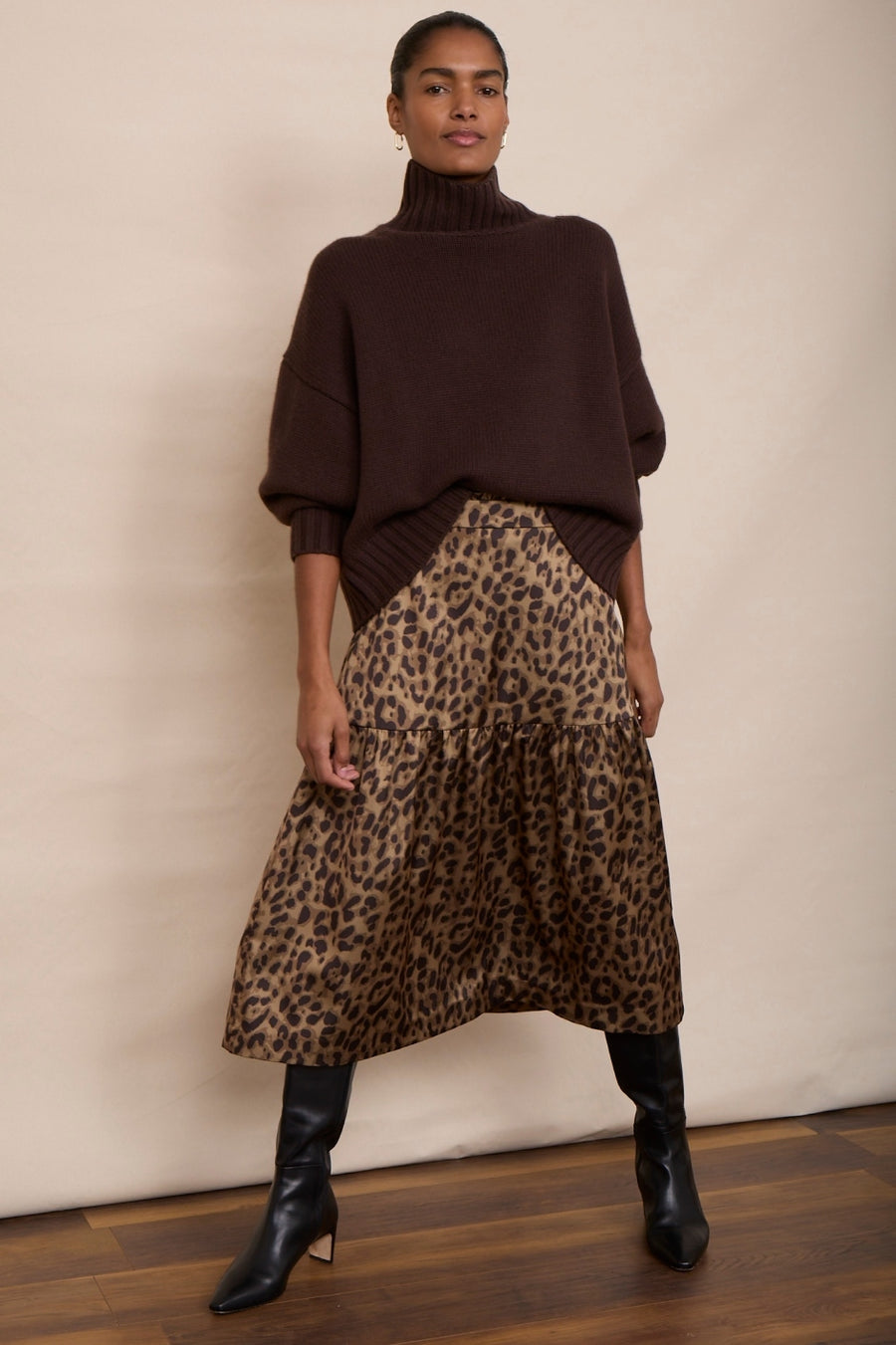 Saskia Skirt - Leopard