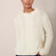 Savannah Cable Jumper - Ivory