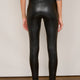 Serena Faux Leather Legging - Black