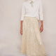 Sienna Sequin Skirt - Champagne