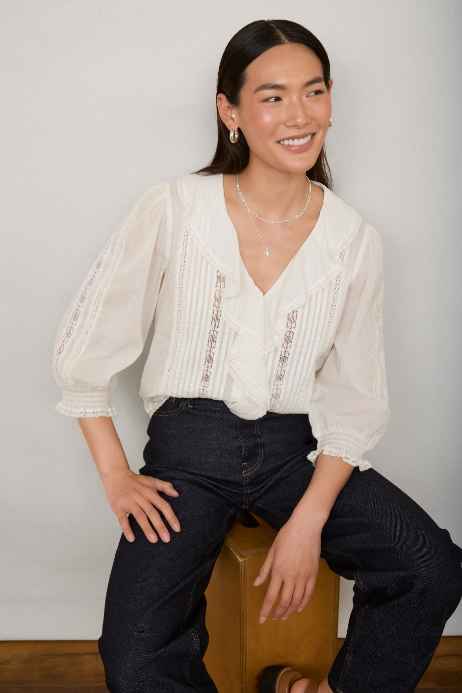 Sierra Blouse - Ivory