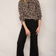 Sierra Tie Neck Jumper - Leopard