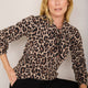 Sierra Tie Neck Jumper - Leopard